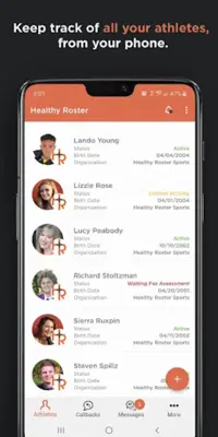 Healthy Roster android App screenshot 3